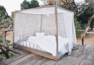 John's Camp starbed - Mana Pools Zimbabwe